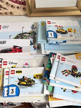 Lego instruction manuals lot 48 creator city Disney Jurassic World